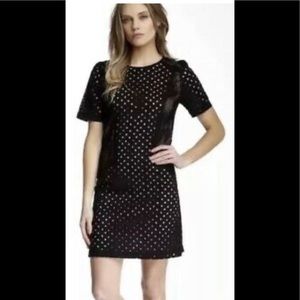 Great Trina Turk eyelet lined shift dress.